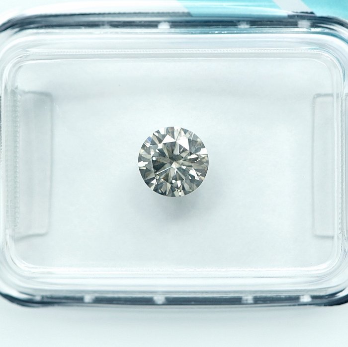 1 pcs Diamant  (Naturfarvet)  - 0.50 ct - Light Grålig Gul - SI1 - International Gemological Institute (IGI)