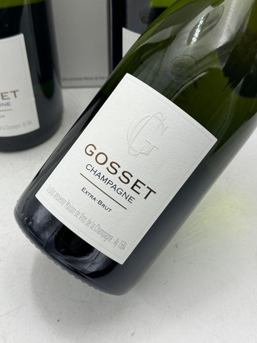 Gosset - Champagne Extra Brut - 3 Flasker (0,75 L)