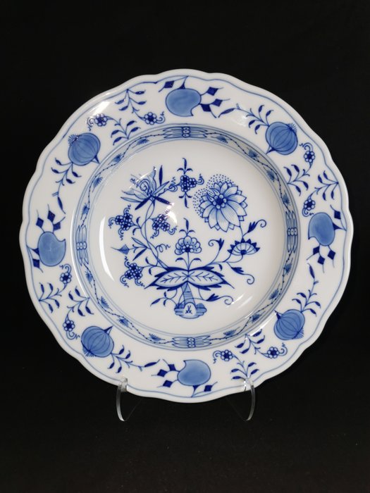 Meissen - Fad (6) - Cipolla Blu Neuer Ausschnitt - 1 wahl - Free shipping - Keramik