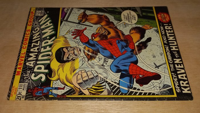 The Amazing Spider-Man #111 - A Bronze Age classic! - 1 Comic - Første udgave - 1972