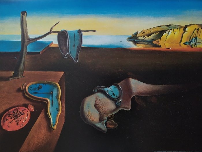 Salvador Dalí (1904-1989) (after) - "The Persistence of Memory, 1931 " - Offset - (60x80cm)