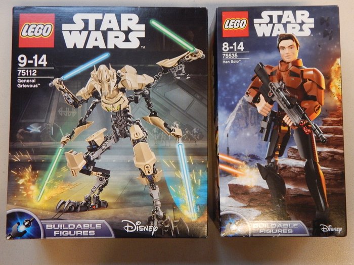 Lego - General Grievous + Han Solo - 75112 + 75535 - Star Wars - 2010-2020