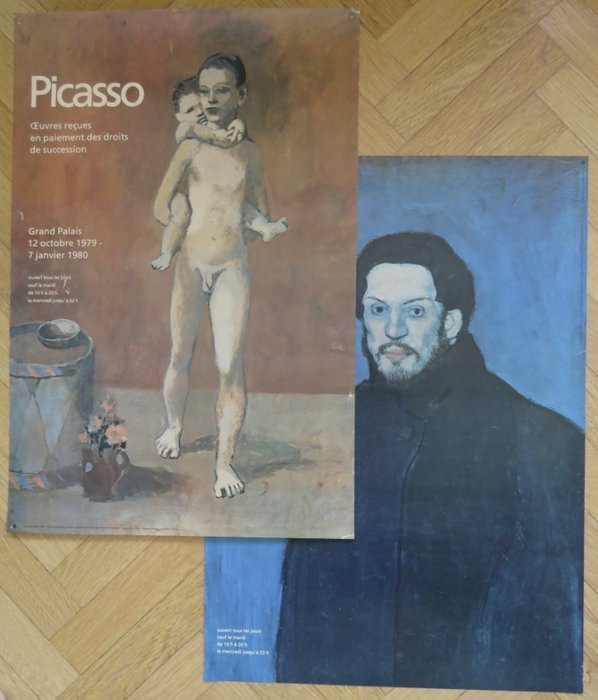 Pablo Picasso - Deux affiches originales d'exposition - Grand Palais - Paris - 1979