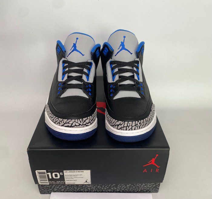 Air Jordan - Air Jordan 3 - Sneakers - Størelse: 44.5 (EU/IT) / 10.5 (UK) / 11.5 (US) - Nyt med labels