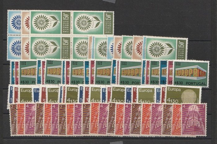 Europa CEPT 1960/1976 - Kultur - 28 betere complete sets