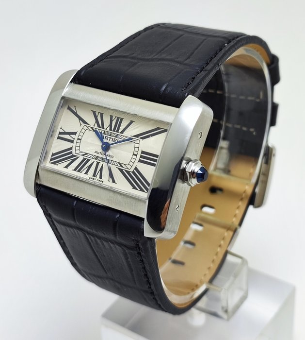 Cartier - Tank Divan Automatic - W6300755 - Mænd - 2011-nu