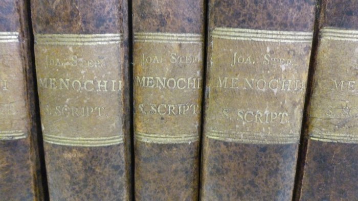 RP Joannis Stephani Menochii.Doctoris Theologi - RP Joannis Stephani Menochii. Commentarii totius Sacrae Scripturae.Originele uitgave,wenen 1755. - 1755