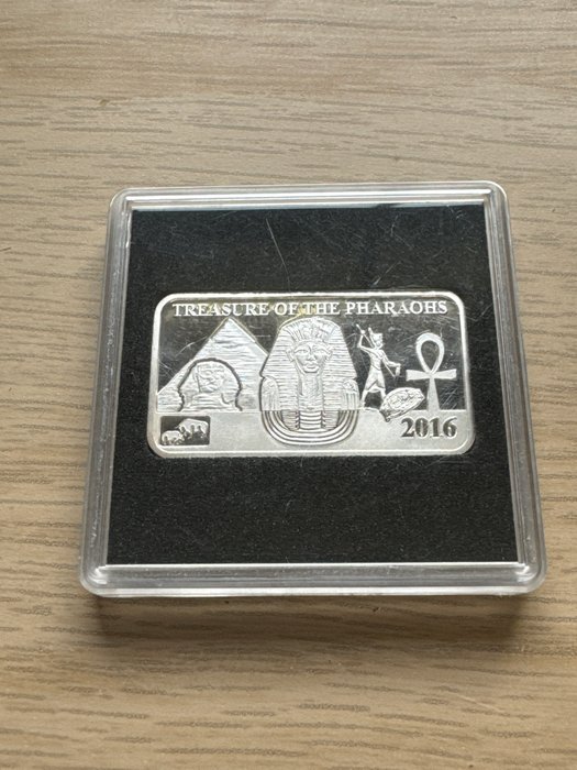 Cook-øerne. 1 Dollar 2016 - Treasures of the Pharaohs - 1/2 oz  (Ingen mindstepris)