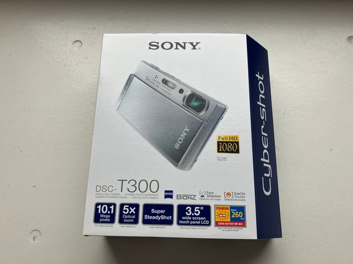 Sony Cyber-shot DSC-T300 Silver Digitalt kompaktkamera