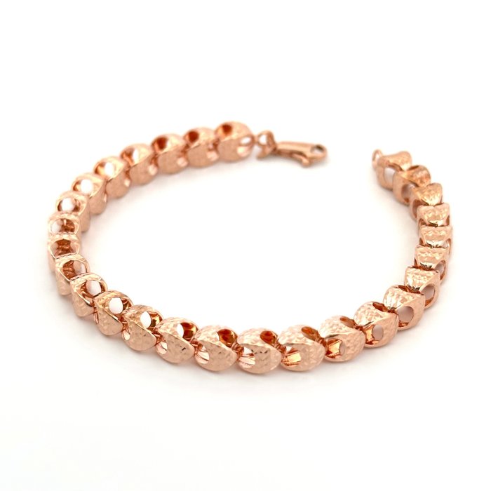 Handmade - Armbånd - 18 kraat Rosaguld - Armbånd - 5,7 g