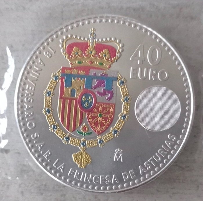 Spanien. 40 Euro 2023 "Princesa Leonor"  (Ingen mindstepris)