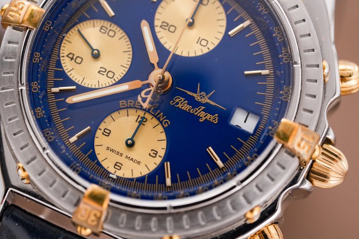 Breitling - Chronomat Blue Angels Limited Edition - B13050 - Mænd - 1990-1999