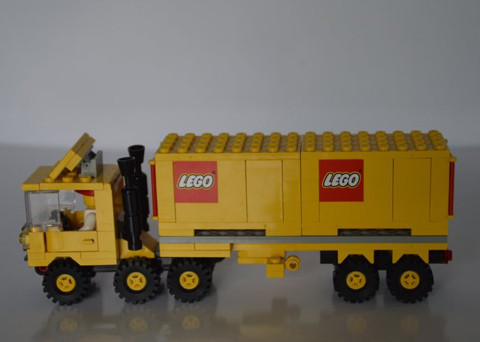 Lego - Legoland - 1525 - Container Lorry - 1980-1990 - Danmark