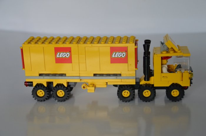 Lego - Legoland - 1525 - Container Lorry - 1980-1990 - Danmark