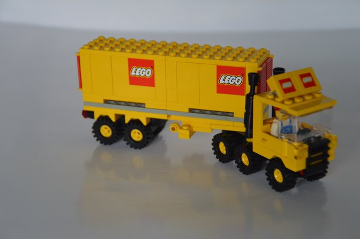 Lego - Legoland - 1525 - Container Lorry - 1980-1990 - Danmark