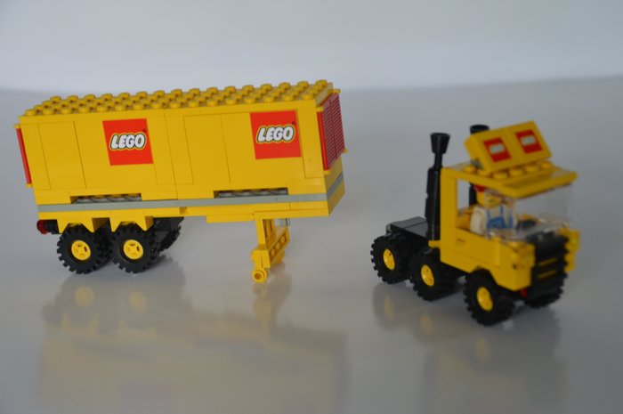 Lego - Legoland - 1525 - Container Lorry - 1980-1990 - Danmark