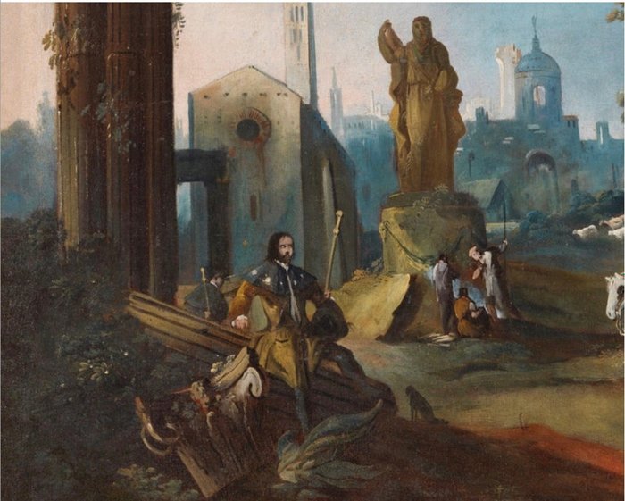 Gaetano Vetturali (1701-1783), Attributed to - Capriccio architettonico