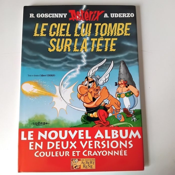 Asterix T33 - Le Ciel lui tombe sur La tête + dédicace manuscrite - C + jaquette - 1 Album - Begrænset udgave - 2005