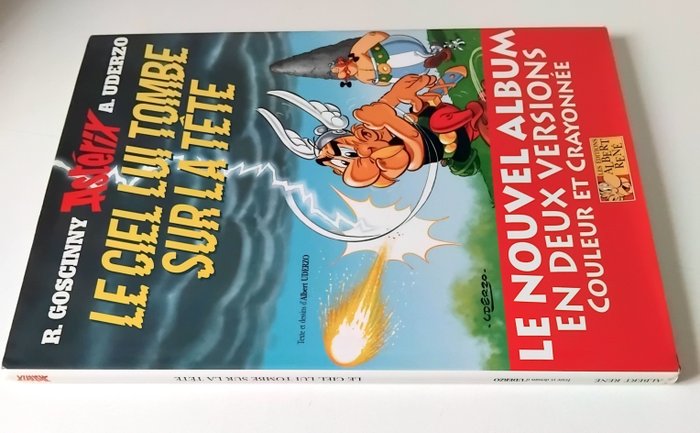 Asterix T33 - Le Ciel lui tombe sur La tête + dédicace manuscrite - C + jaquette - 1 Album - Begrænset udgave - 2005