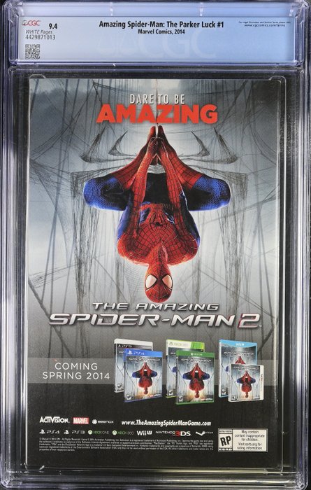 Amazing Spider-Man: The Parker Luck #1 - Collects Amazing Spider-Man (2014) #1-6 - 1 Graded comic - Første udgave/genoptryk - CGC 9.4