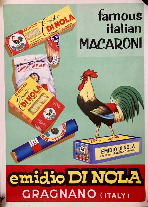 Emidio di Nola - Famous Italian Macaroni - 1950‹erne