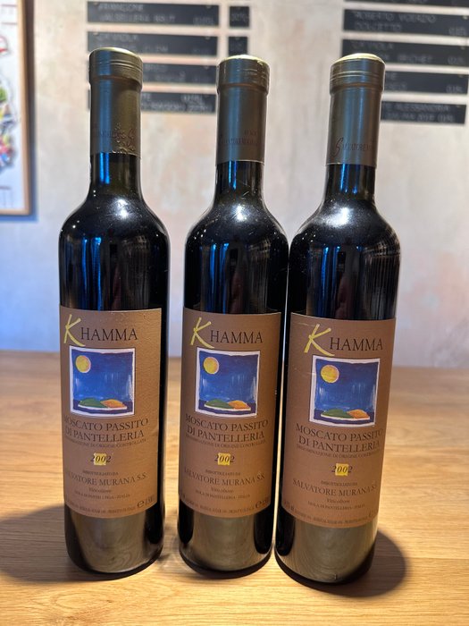 2002 Salvatore Murana "Khama" Moscato Passito di Pantelleria - Sicilien - 3 Jennies (0,5 L)