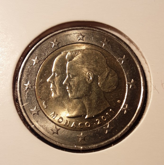 Monaco. 2 Euro 2011  (Ingen mindstepris)