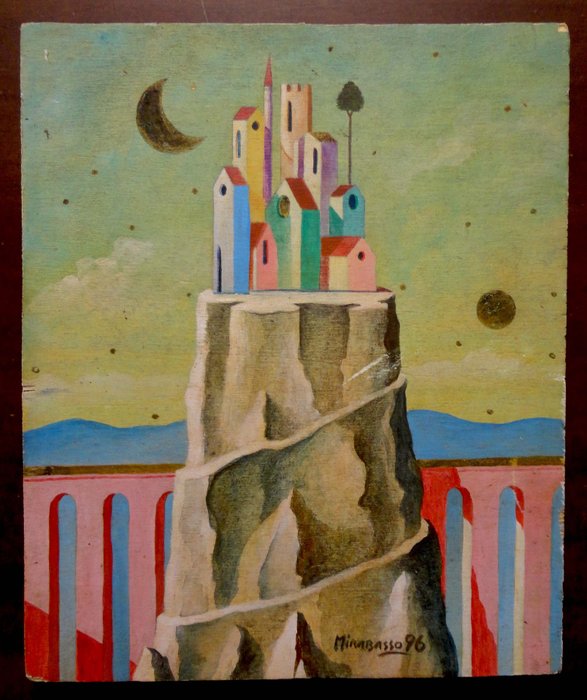 Carlo Mirabasso (1959) - Paese con Torre