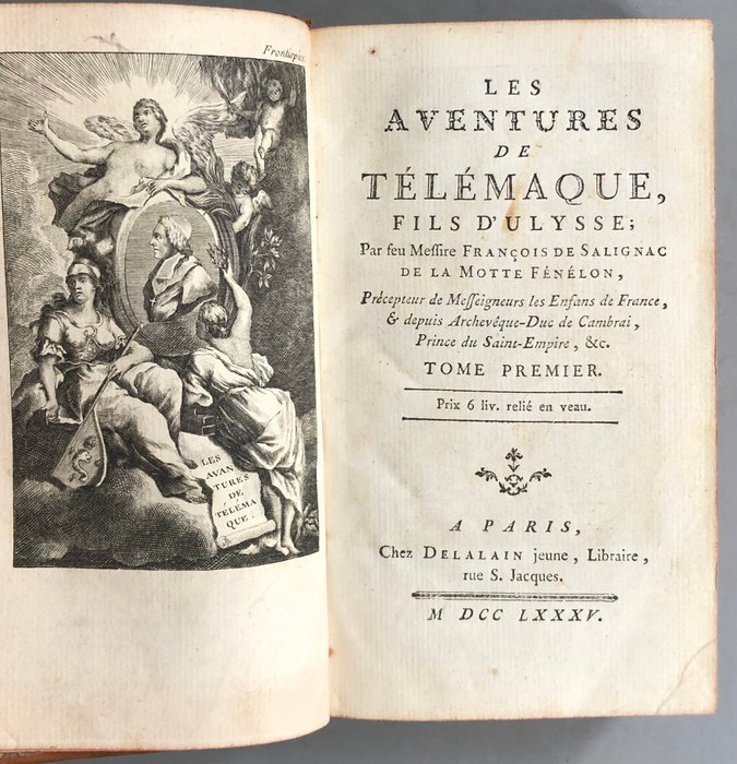 Fénelon - Les Aventures de Télémaque fils d'Ulysse - 1785