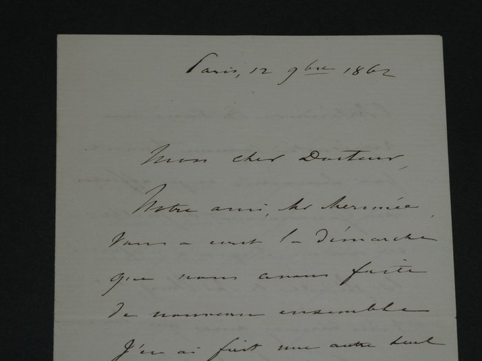 Achille Fould - Lettre autographe signée de 4 pages, "Gouvernement de Juillet" - 1862