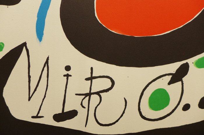 Joan Miro (1893-1983), d'apr - Tres libres