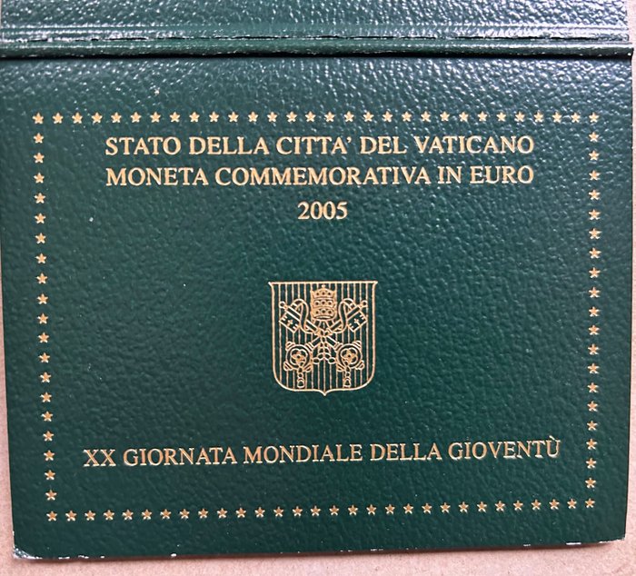 Vatikanstaten. 2 Euro 2005 "Giornata Mondiale della Gioventù"