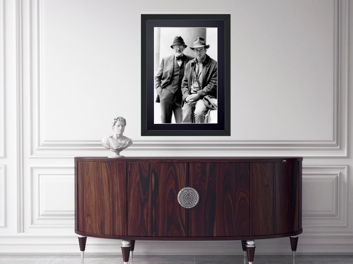 "Indiana Jones and the Last Crusade (1989)" - Sean Connery  Harrison Ford "Father  Son" - Fine Art Photography - Luxury Wooden Framed 70X50 cm - Limited Edition Nr 02 of 30 - Serial ID 16926 - Original Certificate (COA), Hologram Logo Editor and QR Code - 100% New items.