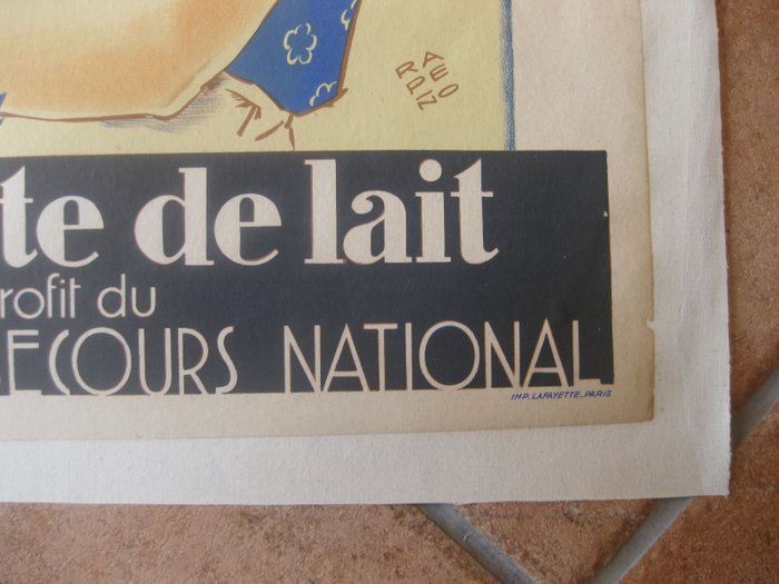 Rapeno - "la goutte de lait" loterie nationale  secours National 1942 - 1940‹erne