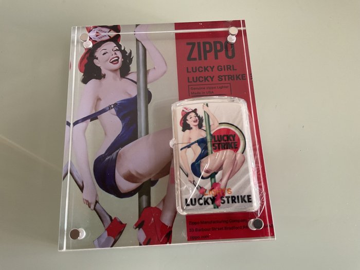 Zippo - Lucky strike - Lommelighter - krom