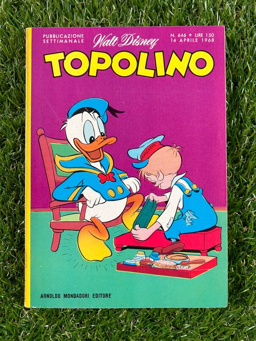 Topolino libretto nn 646, 652, 671, 991 - con allegati - 4 Album - Første udgave - 1968/1974