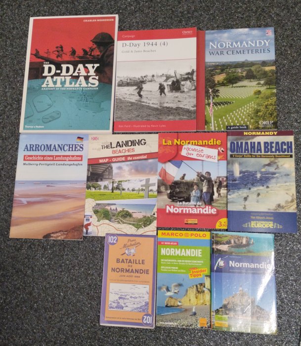 Lot D-day boeken  collectibles WO II - 2004-2014