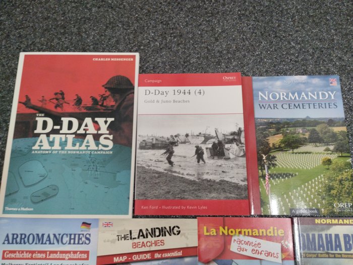 Lot D-day boeken  collectibles WO II - 2004-2014