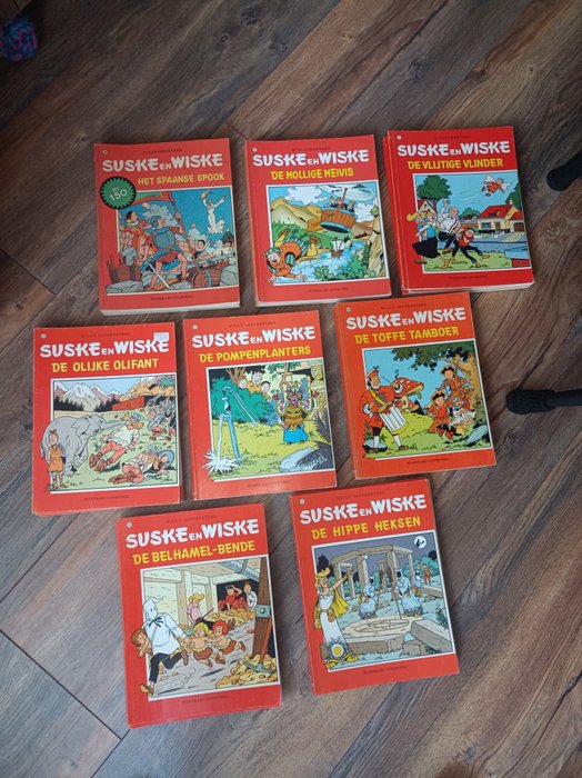 Suske en Wiske vanaf nr 152 opvolgend - Suske en Wiske 1e druk 150/199 minus nr 151 - 49 Album - Første udgave - 1974/1984