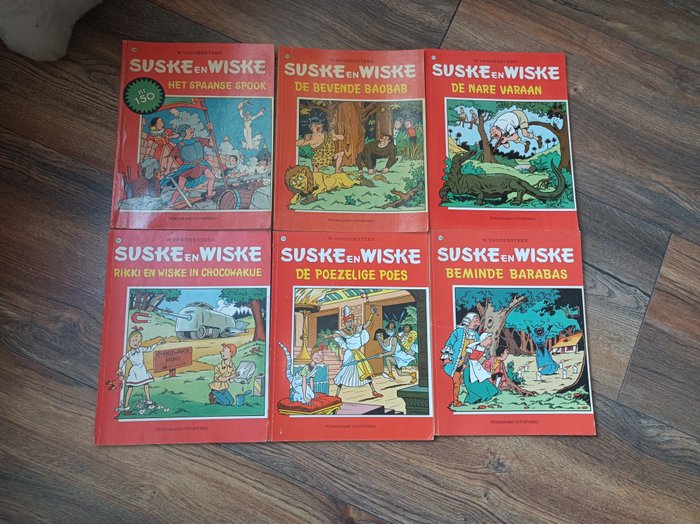 Suske en Wiske vanaf nr 152 opvolgend - Suske en Wiske 1e druk 150/199 minus nr 151 - 49 Album - Første udgave - 1974/1984