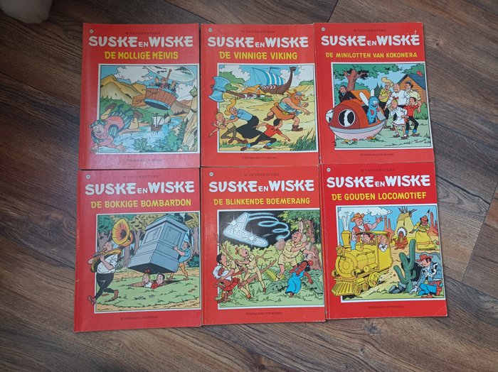 Suske en Wiske vanaf nr 152 opvolgend - Suske en Wiske 1e druk 150/199 minus nr 151 - 49 Album - Første udgave - 1974/1984