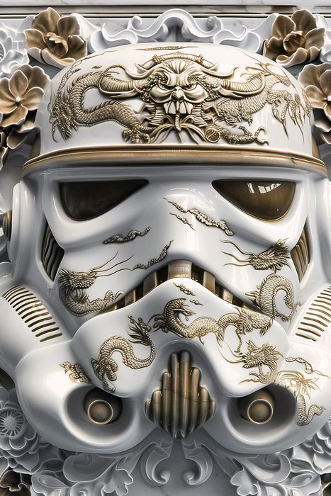 Artxlife - Stormtrooper Japanese Bronze Porcellain Mask [XXL]