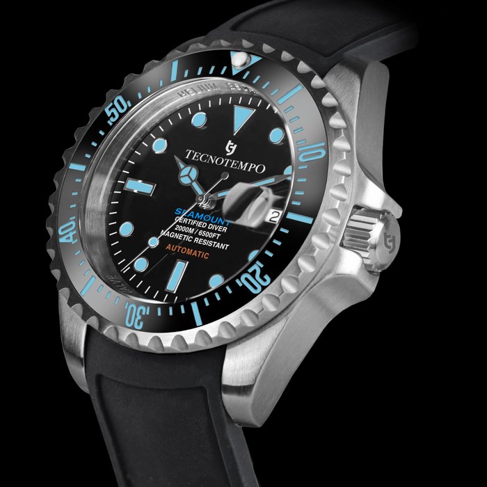 Tecnotempo - Diver 2000M "SEAMOUNT" - Limited Edition - - TT2000SGSN - Mænd - 2011-nu