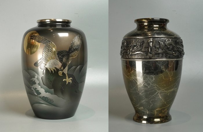 Vase - Kobber - Japan  (Ingen mindstepris)