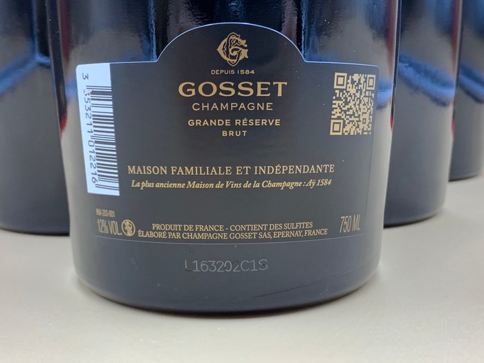 Gosset Grande Reserve Brut - Champagne - 6 Flasker (0,75 L)