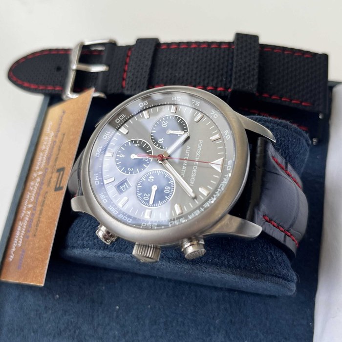 Porsche Design - Dashboard P6612 Titanium - Eterna - 37 Jewels ETA 2894 Chronograph - Limited Edition - Mænd - 2000-2010