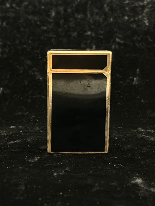 S.T. Dupont - Rare Vintage Black Large Ligne 1 - Lighter - Forgyldt, Laque de Chine