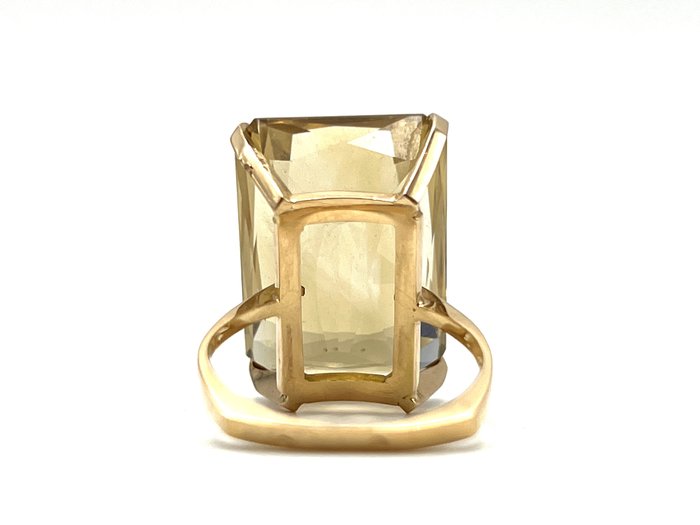 Ring - 18 kraat Rosaguld -  22.00ct. tw. Citrin