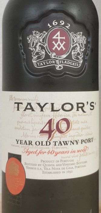 Taylor's - 40 years old Tawny - Flasket 2022 -  Porto  - 1 Flaske (0,75L)