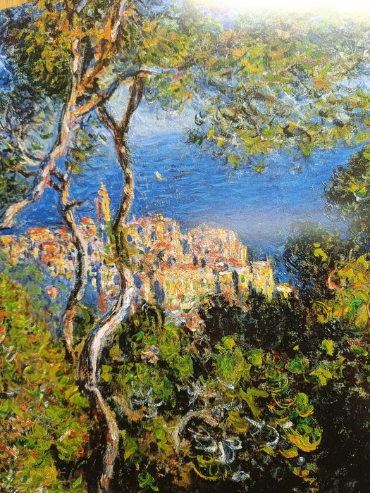 Paul Cézanne (Postimpresionista) - Paisaje Mediterráneo: Bordiguera